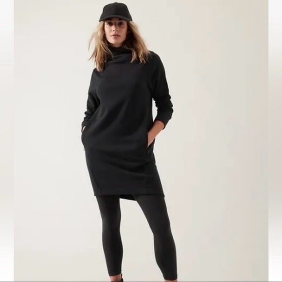 Athleta Cozy Karma Sweatshirt Dress - Picture 2 of 5